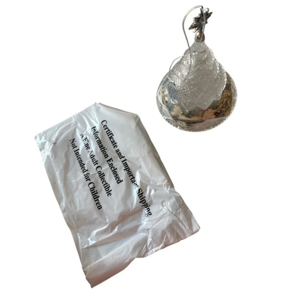 Thomas Kinkade 2022 Crystal Christmas Tree Ornament‎ w/ Box